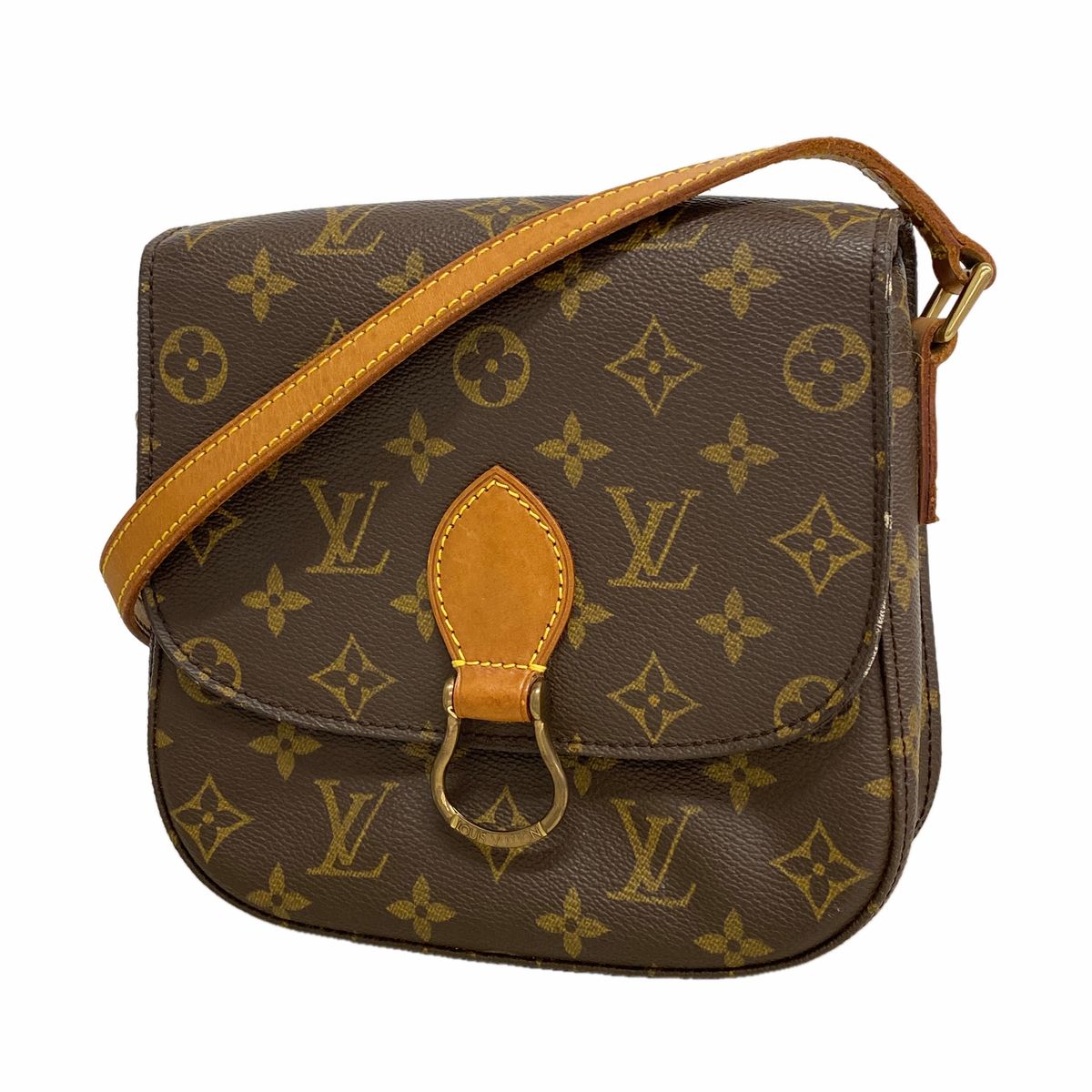 Louis Vuitton Shoulder Bag Monogram Saint Cloud PM Brown