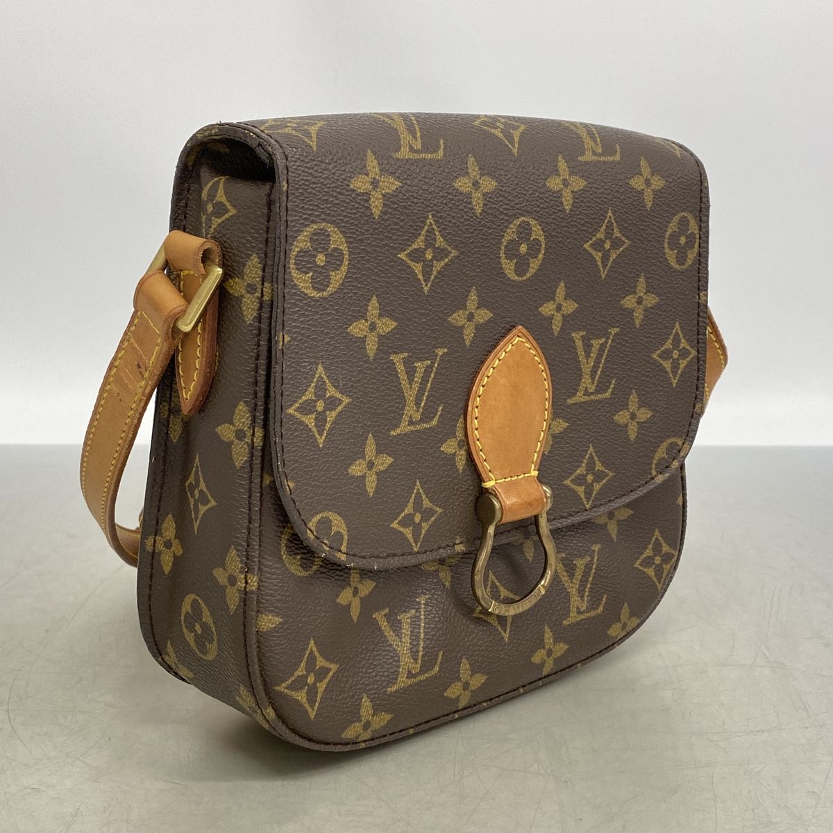 Louis Vuitton Shoulder Bag Monogram Saint Cloud PM Brown — view 2