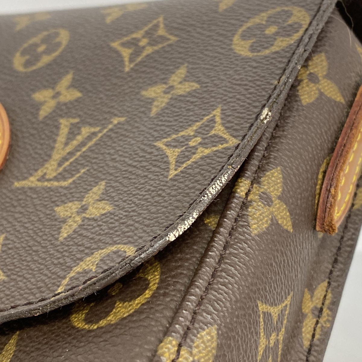 Louis Vuitton Shoulder Bag Monogram Saint Cloud PM Brown — view 7