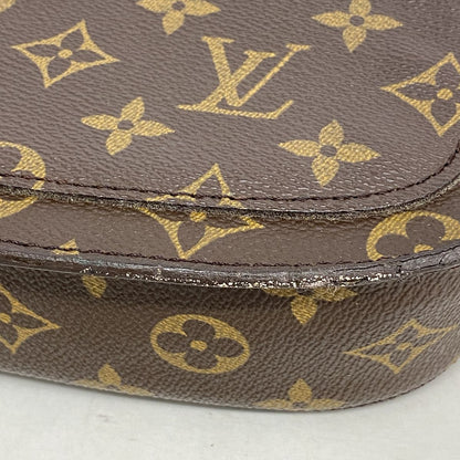 Louis Vuitton Shoulder Bag Monogram Saint Cloud PM Brown — view 6