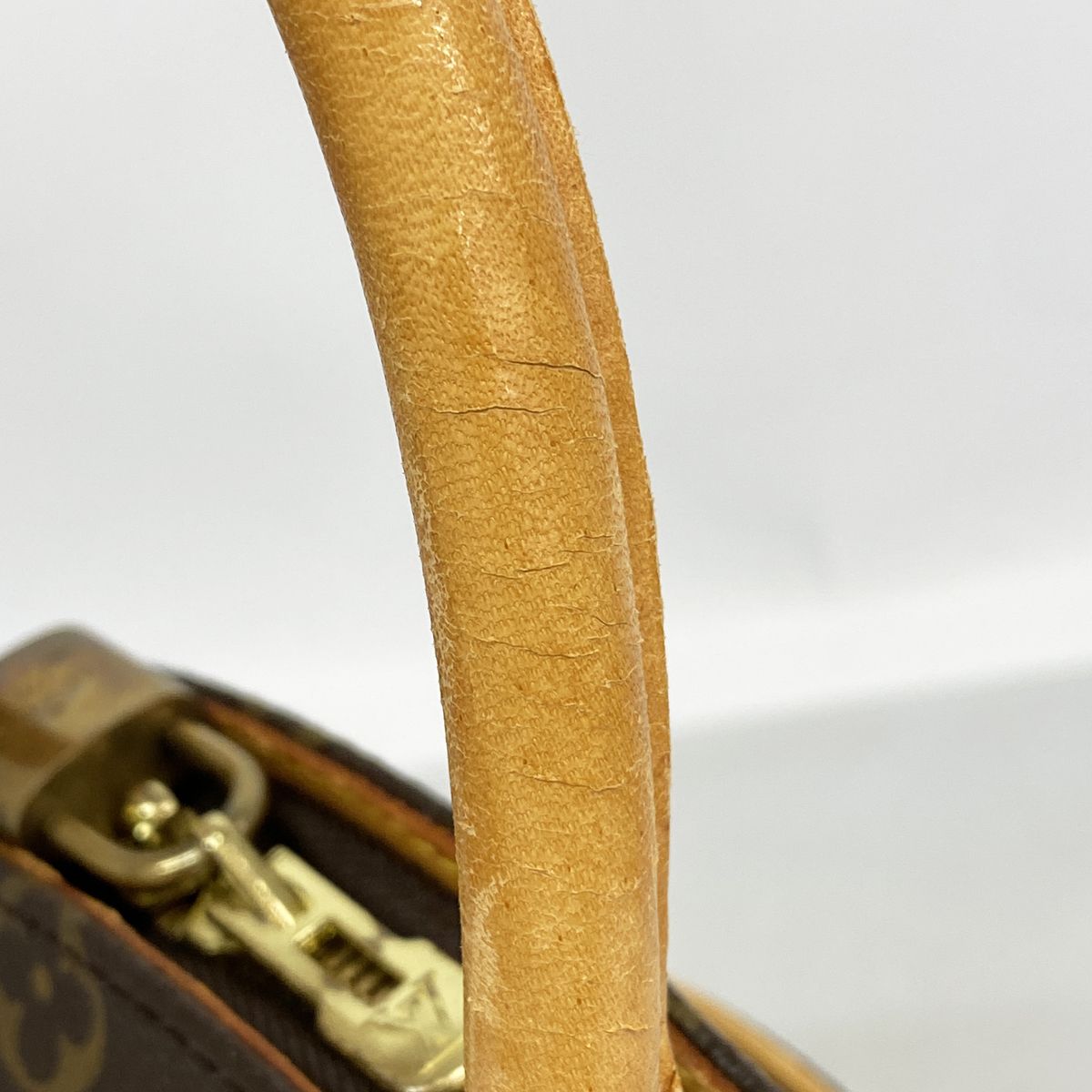 Louis Vuitton Handle Monogram Ellipse PM Brown Handbag — view 7