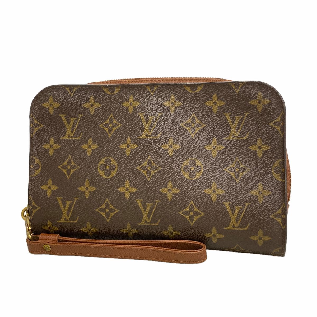 Louis Vuitton Clutch Monogram Orsay Brown