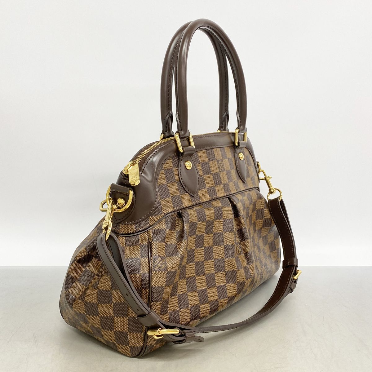 Louis Vuitton Handle Damier Trevi PM Ebene 2-Way Bag — view 2
