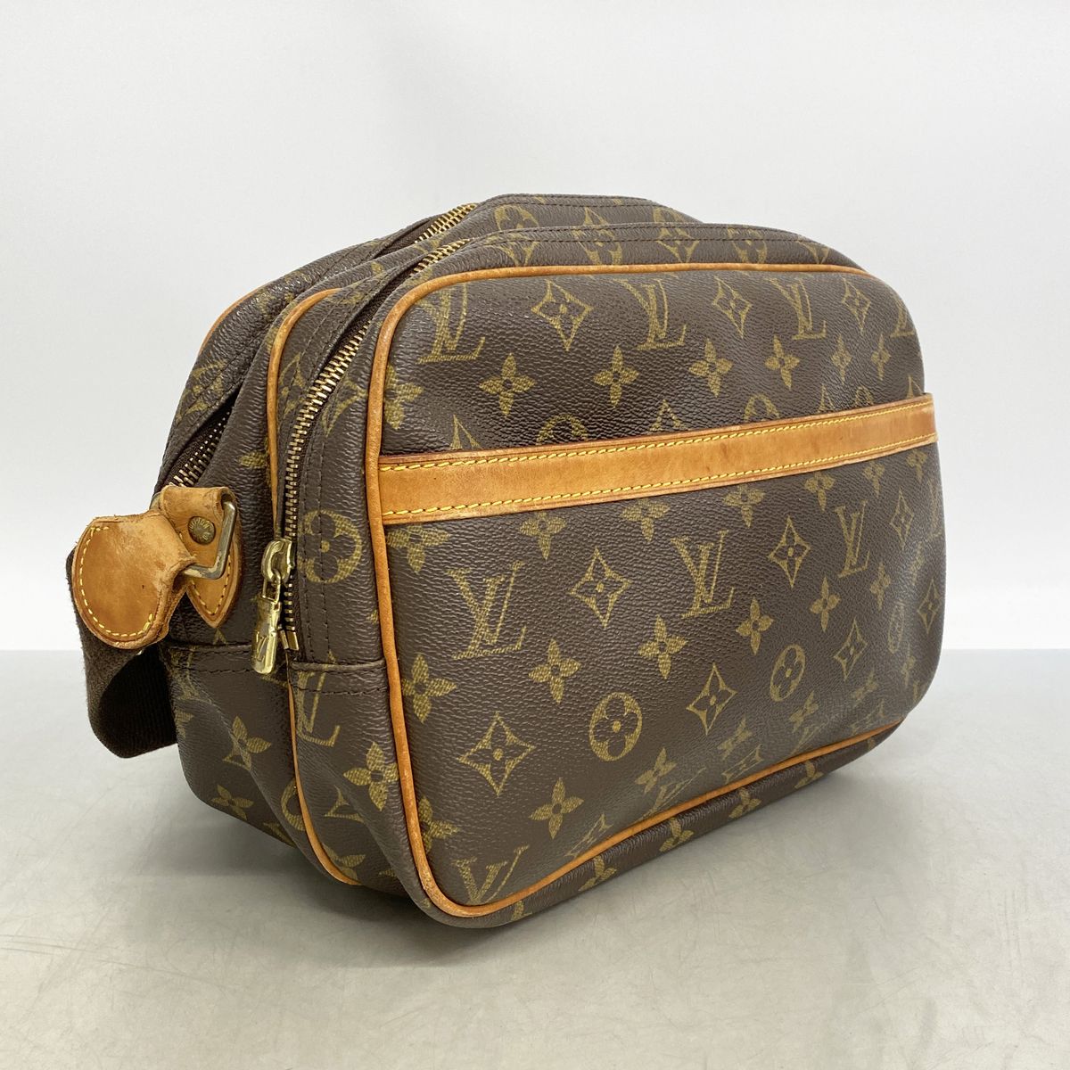Louis Vuitton Shoulder Bag Monogram Reporter PM Brown — view 2