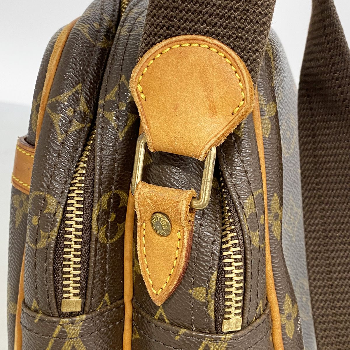 Louis Vuitton Shoulder Bag Monogram Reporter PM Brown — view 8