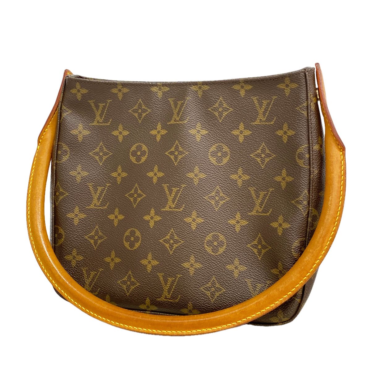 Louis Vuitton Shoulder Bag Monogram Looping MM Brown