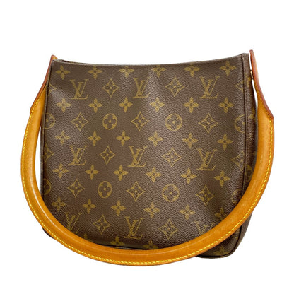 Louis Vuitton Shoulder Bag Monogram Looping MM Brown