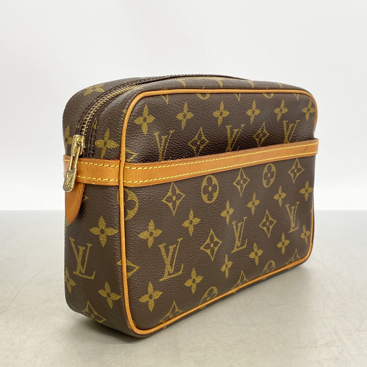 Louis Vuitton Clutch Monogram Compiegne 23 M Brown — view 2