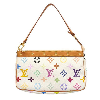 Louis Vuitton Pouch Monogram Multicolor Pochette Soir M Blanc
