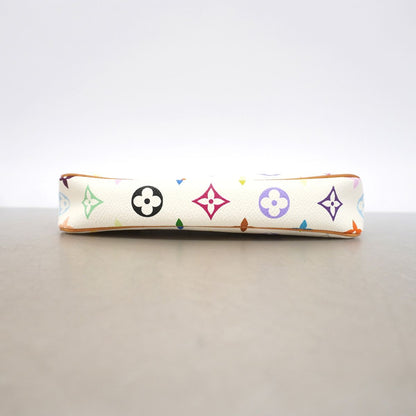 Louis Vuitton Pouch Monogram Multicolor Pochette Soir M Blanc — view 3