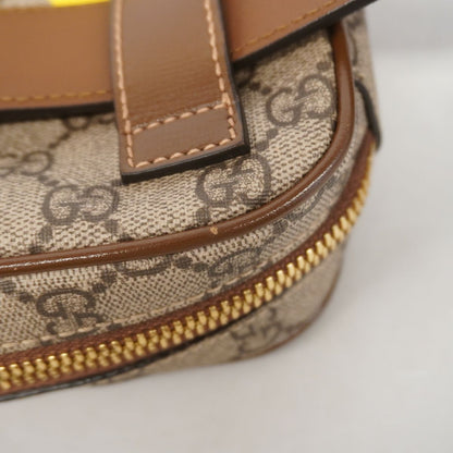 Gucci Shoulder Bag GG Supreme Brown Gold — view 6