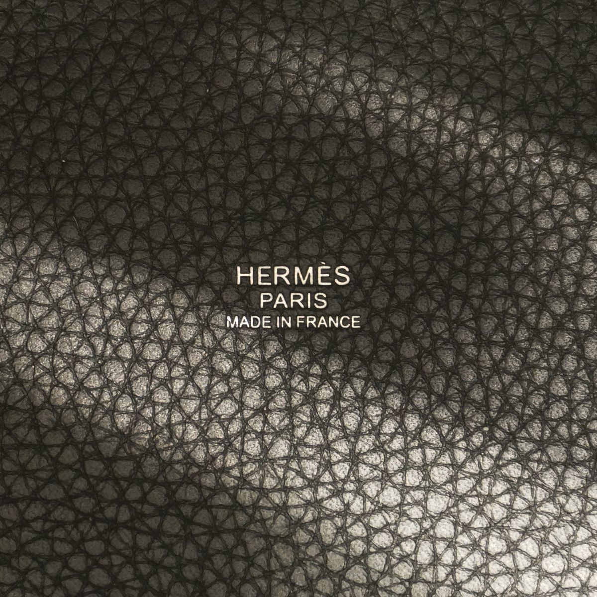 Hermes Picotin Lock PM Taurillon Clemence Black Silver Handbag — view 5