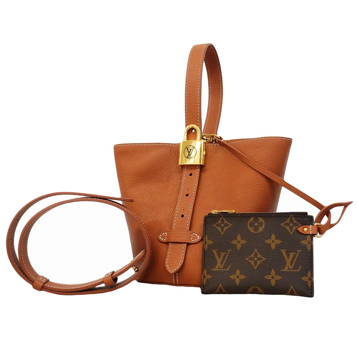 Louis Vuitton Handle Lowkey All in BB Cognac 2-Way Bag