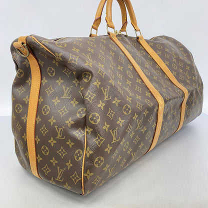 Louis Vuitton Boston Bag Monogram Keepall Bandouliere 60 Brown — view 2