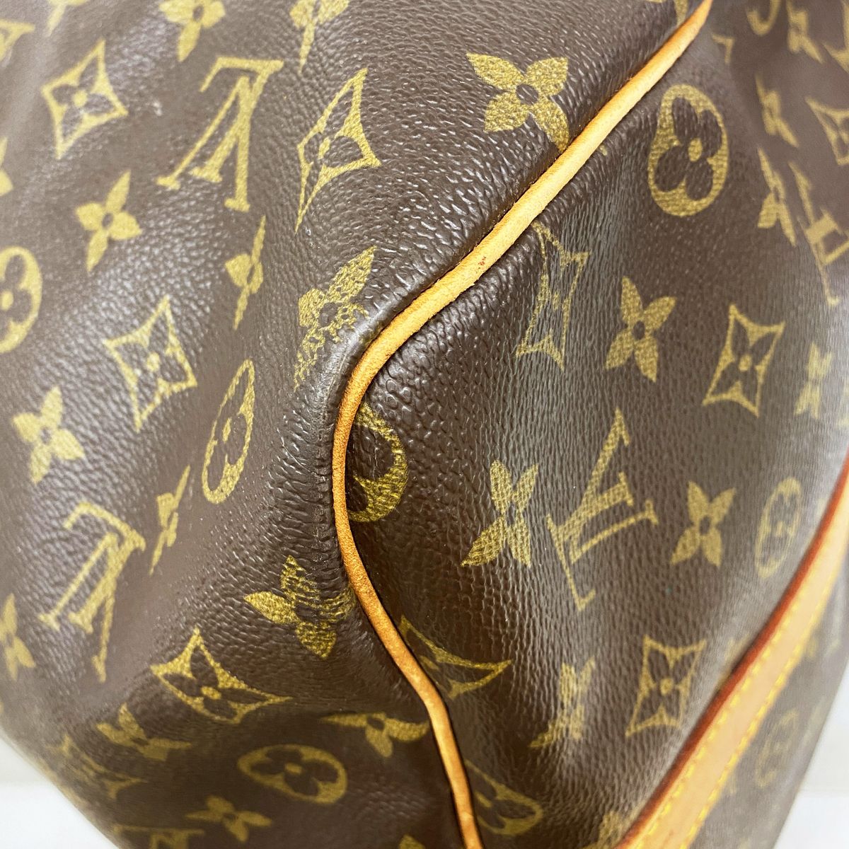 Louis Vuitton Boston Bag Monogram Keepall Bandouliere 60 Brown — view 7
