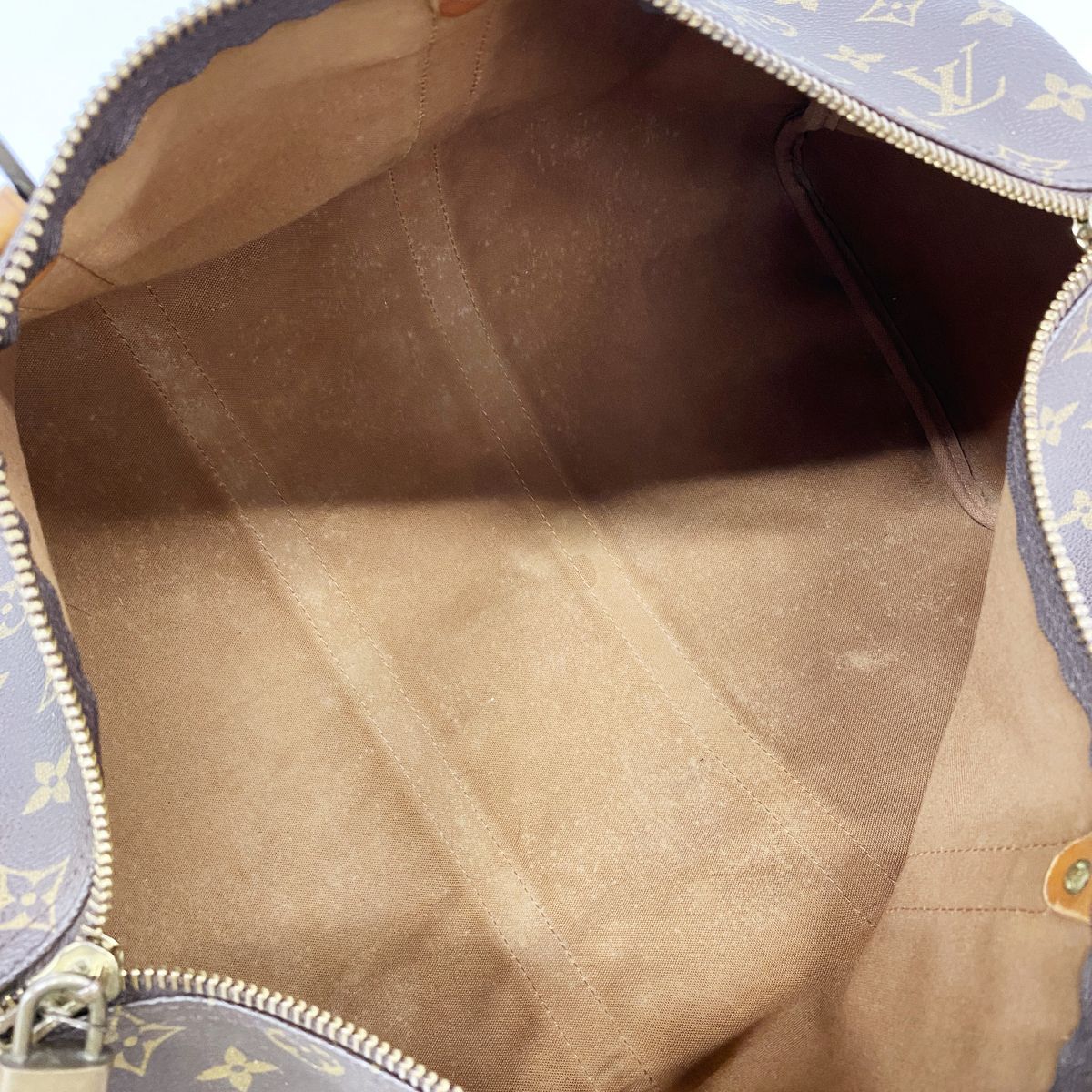 Louis Vuitton Boston Bag Monogram Keepall 45 Brown — view 4