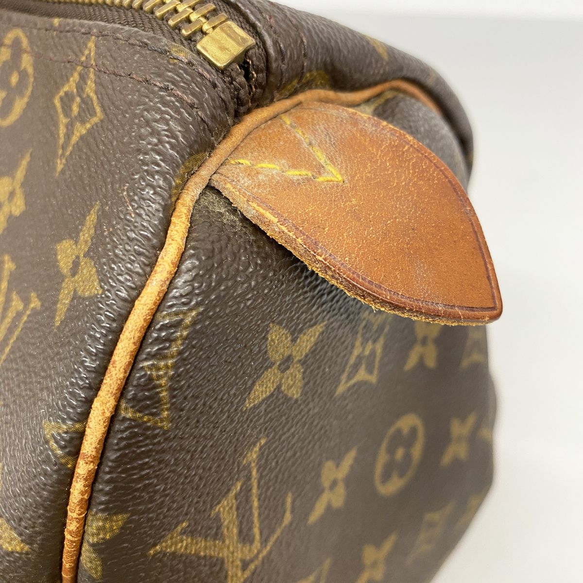 Louis Vuitton Boston Bag Monogram Keepall 45 Brown — view 7