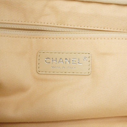 Chanel Handle Deauville Canvas Beige Silver 2-Way Bag — view 5