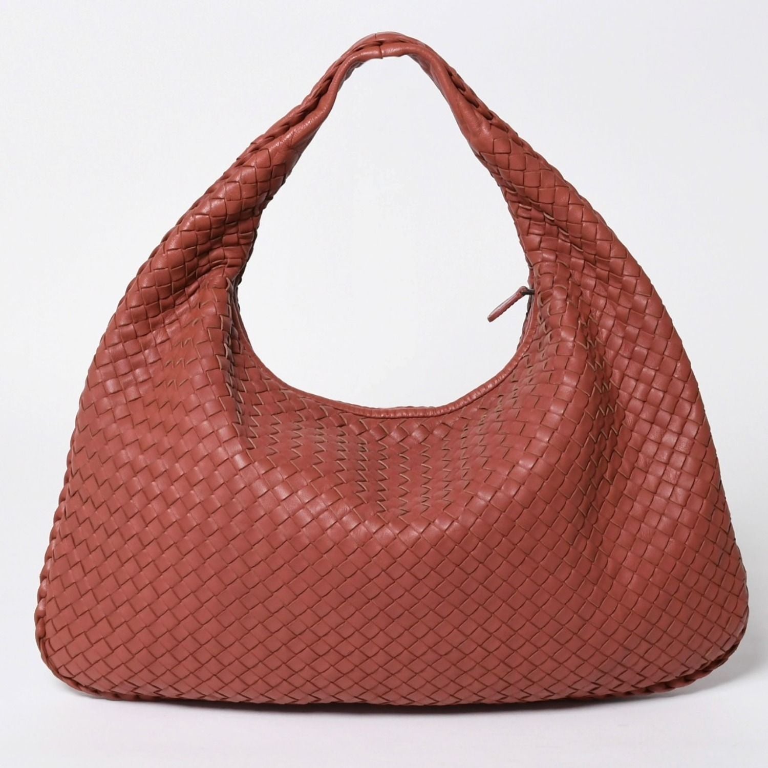 Bottega Veneta Intrecciato Hobo Shoulder Bag Pink Leather — view 2