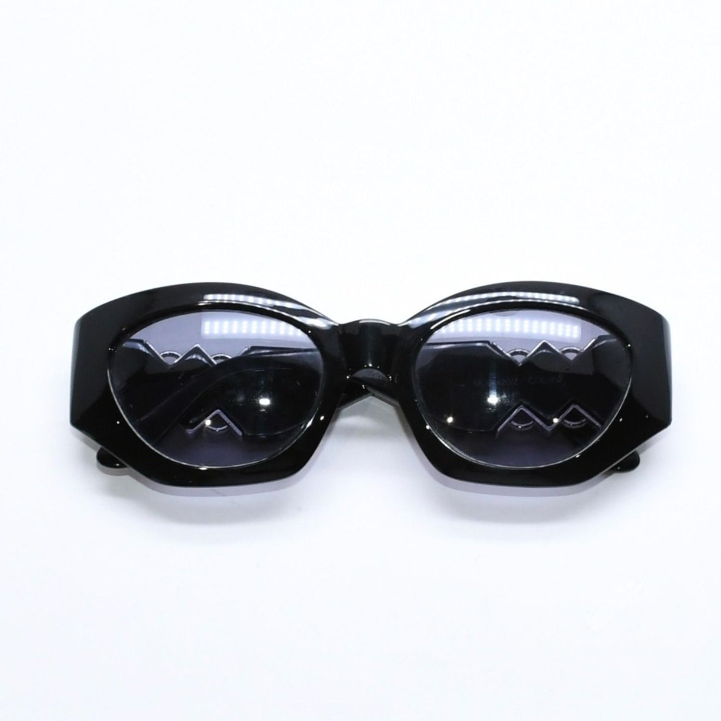 Versace Sunglasses Eyewear Medusa Black Silver — view 2