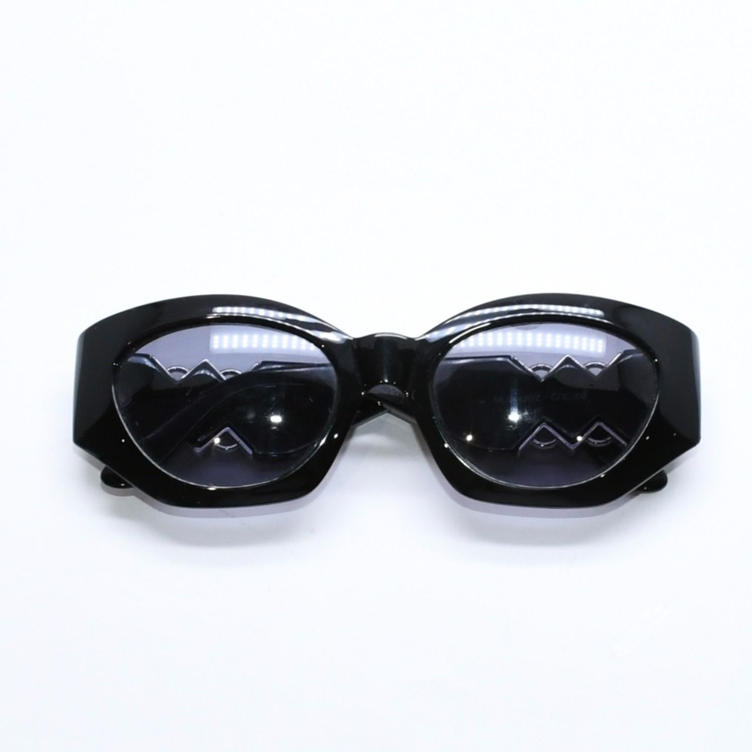 Versace Sunglasses Eyewear Medusa Black Silver — view 2