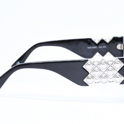 Versace Sunglasses Eyewear Medusa Black Silver — view 5