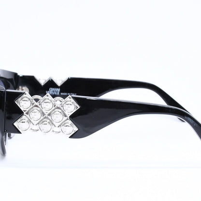 Versace Sunglasses Eyewear Medusa Black Silver — view 6