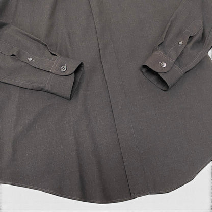 Hermes Dead Martin Margiela Era Wool Gabber Tailored Gabardine Shirt Equivalen M — view 5