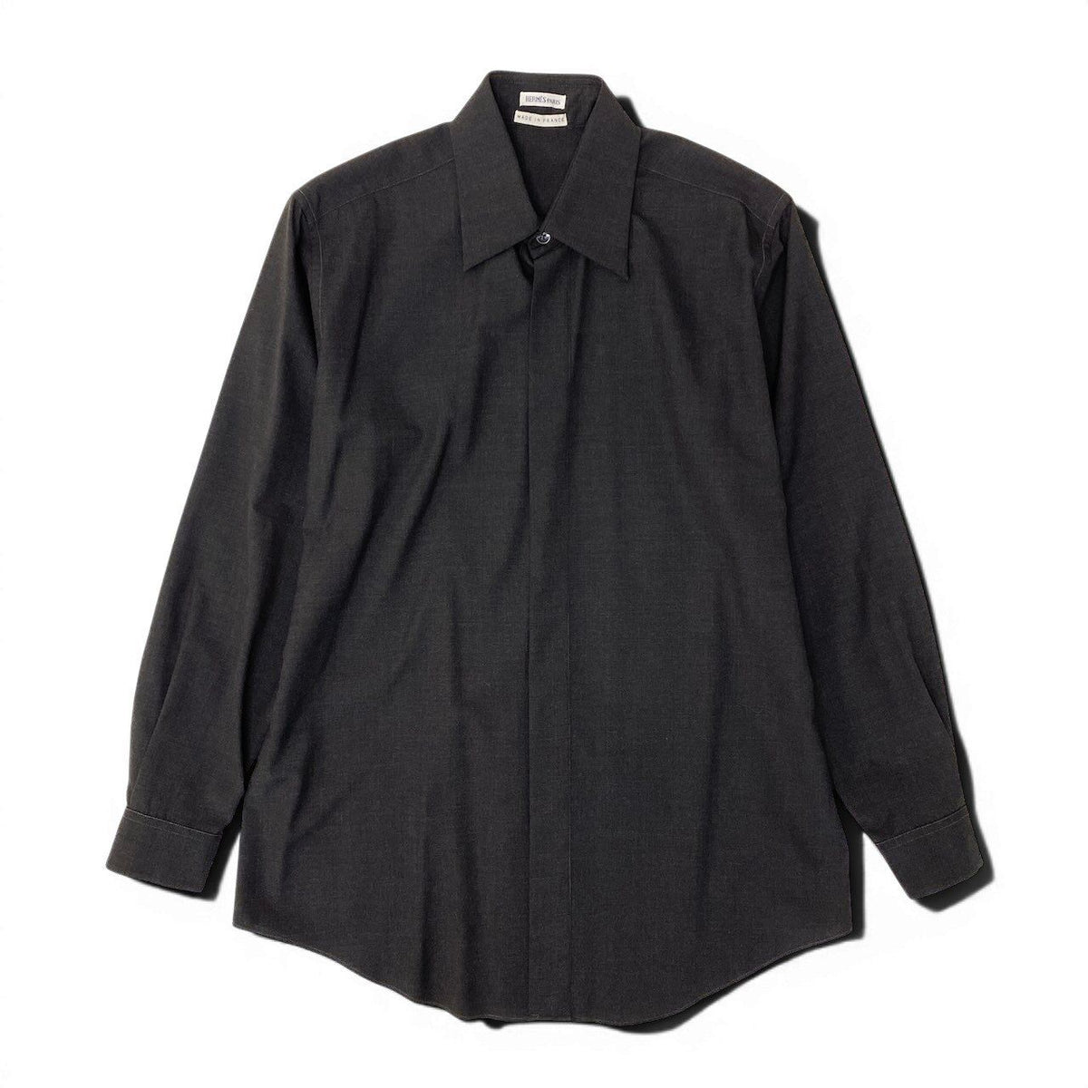 Hermes Dead Martin Margiela Era Wool Gabber Tailored Gabardine Shirt Equivalen M — view 2