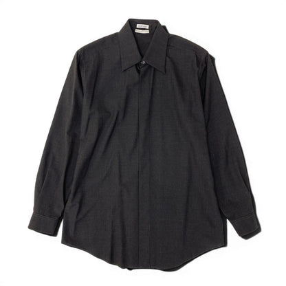 Hermes Dead Martin Margiela Era Wool Gabber Tailored Gabardine Shirt Equivalen M — view 2