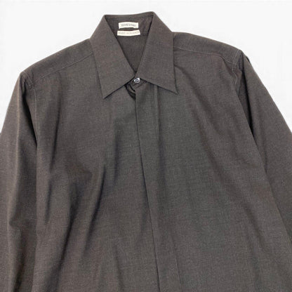 Hermes Dead Martin Margiela Era Wool Gabber Tailored Gabardine Shirt Equivalen M — view 4