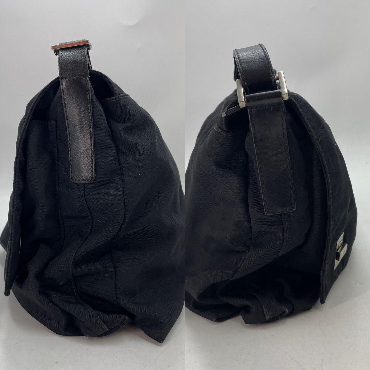 Gucci Shoulder Bag Vintage Nylon Black — view 5