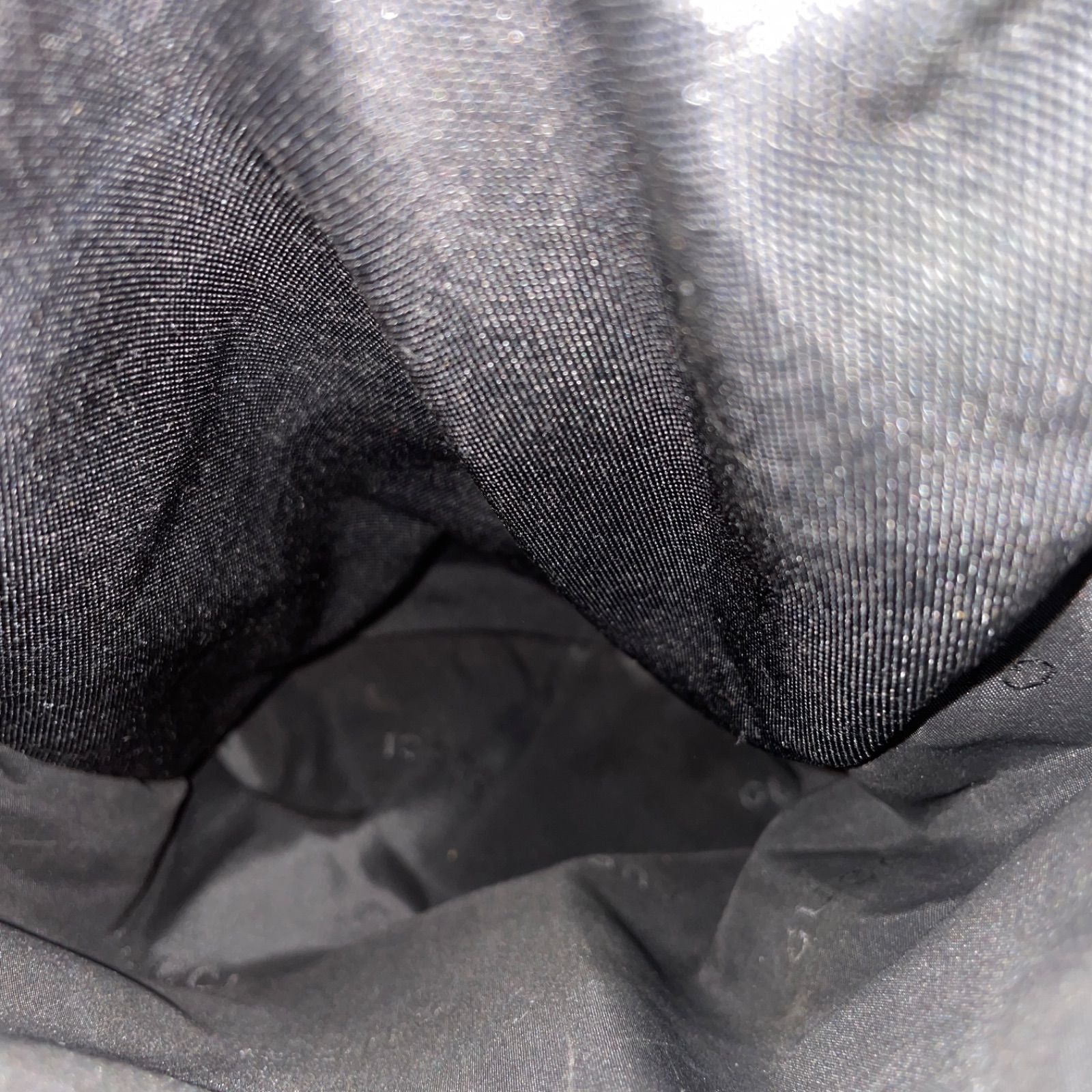 Gucci Shoulder Bag Vintage Nylon Black — view 8