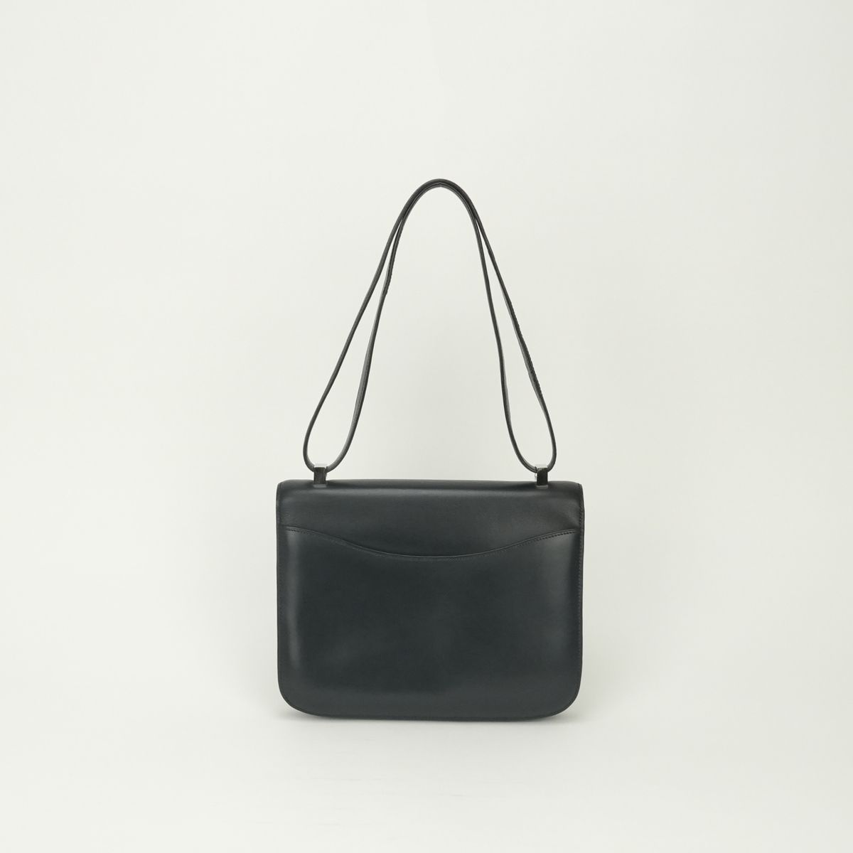 Hermes Constance 23 Shoulder Bag Box Calf Noir Black Silver — view 3