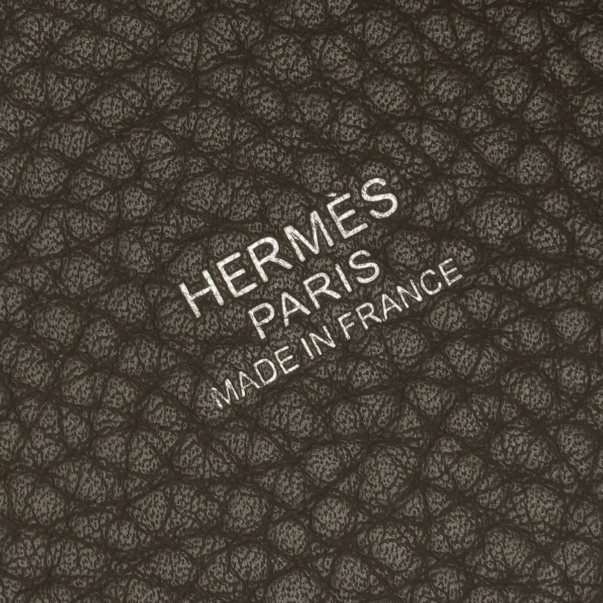 Hermes Picotin Lock PM 18 Tote Bag Taurillon Clemence Etoupe Gray Silver — view 7