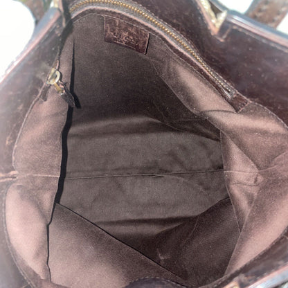 Gucci GG Canvas Tote Bag Leather Detail Brown GH 96 — view 7
