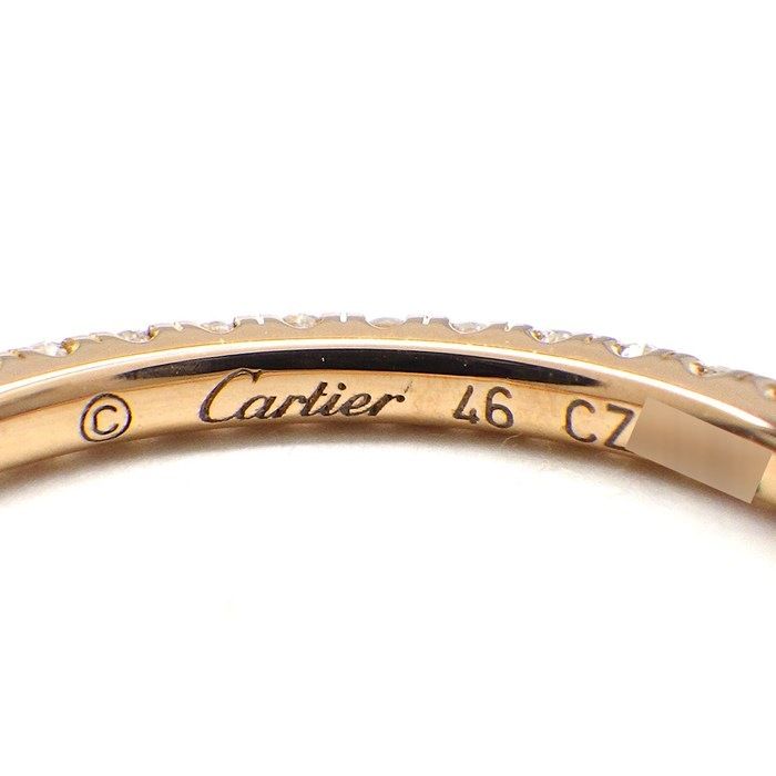 Cartier Ring Etain Cell Full Eternity Diamond 18K Pink Gold — view 3