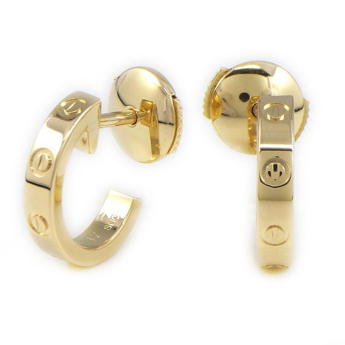 Cartier Earrings Love Hoop Small