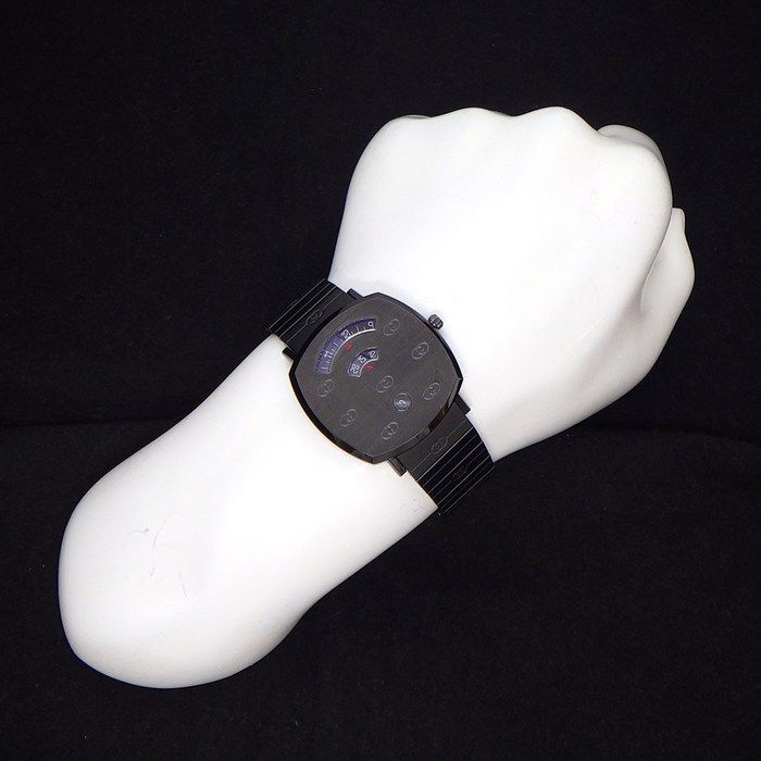 Gucci Watch Grip 157.3 Date Black Pvd SS Quartz Analog — view 6