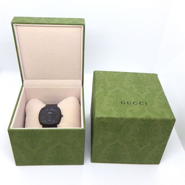 Gucci Watch Grip 157.3 Date Black Pvd SS Quartz Analog — view 8