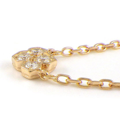 Cartier Necklace Hindu B Lotus Watermelon 4 Point Diamond 18K Pink Gold — view 3