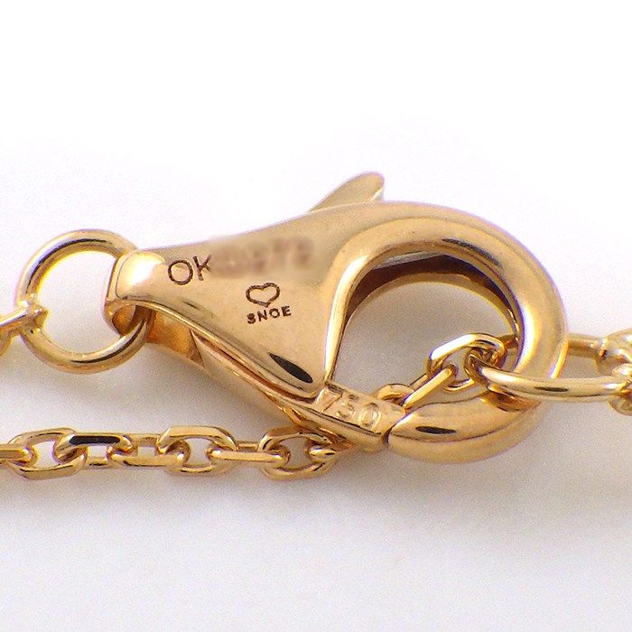 Cartier Bracelet Trinity Chain Three Color 25 Point Diamond Total 18K Pink Gold — view 3