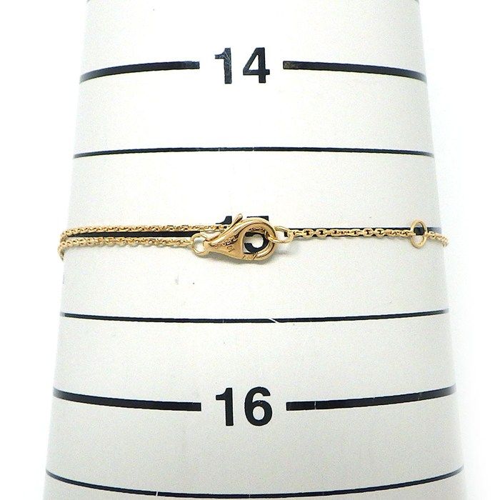 Cartier Bracelet Trinity Chain Three Color 25 Point Diamond Total 18K Pink Gold — view 7