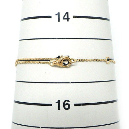 Cartier Bracelet Trinity Chain Three Color 25 Point Diamond Total 18K Pink Gold — view 7