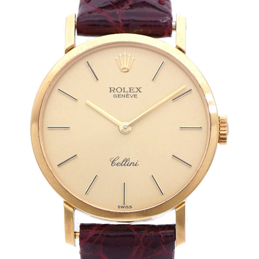Rolex Cellini 18K Yellow Gold Manual Wind Watch