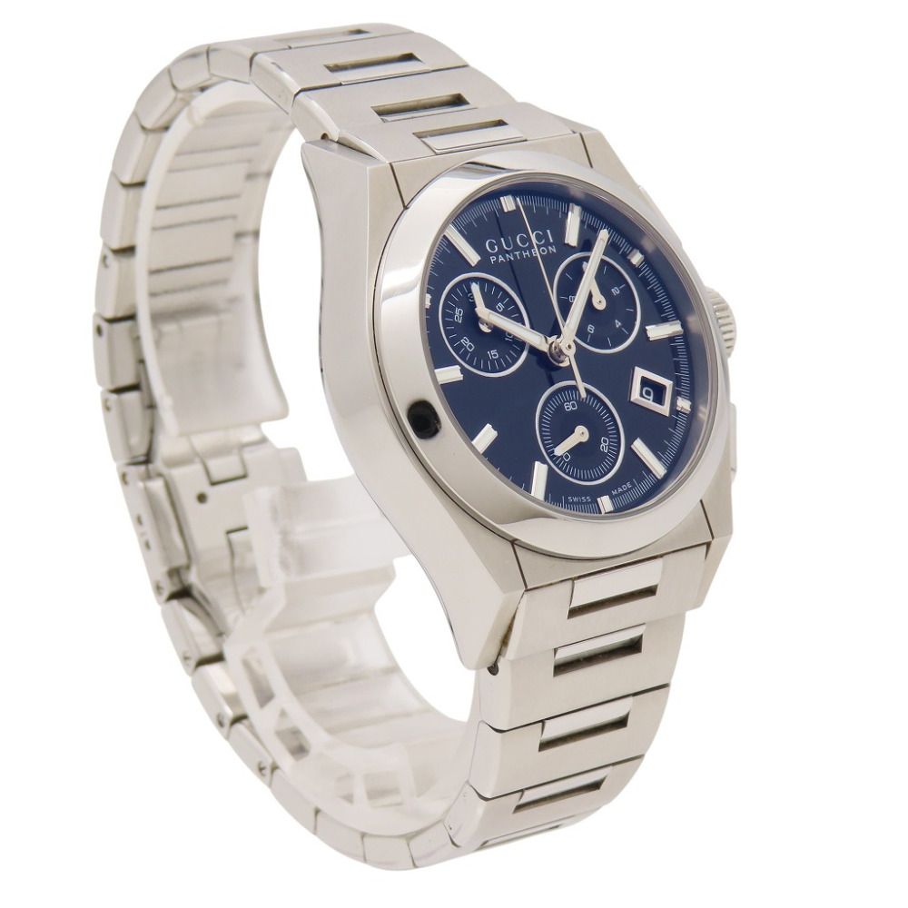 Gucci Pantheon 115.4 Quartz Watch Stainless Steel Black Dial Boys — view 3