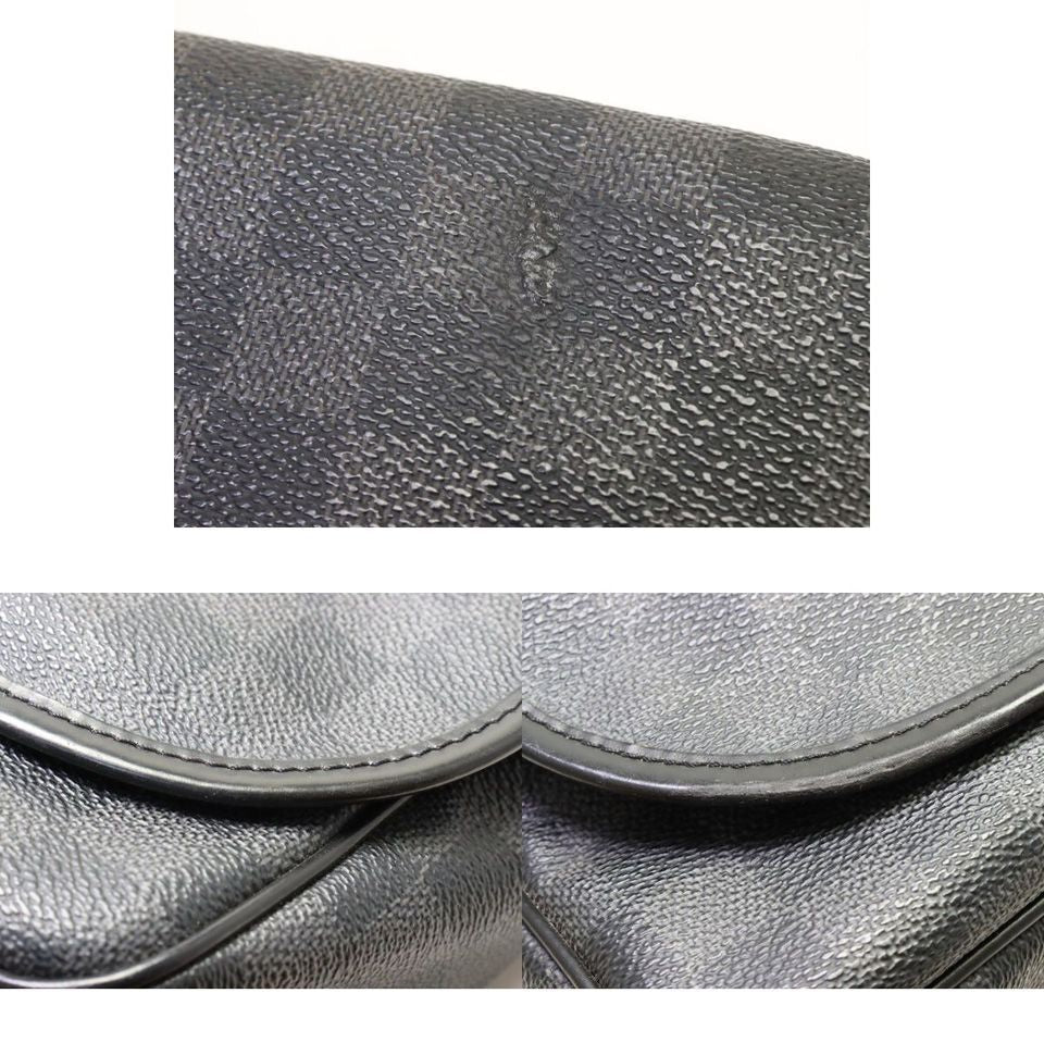 Louis Vuitton Damier Graphite Daniel MM Shoulder Bag — view 8