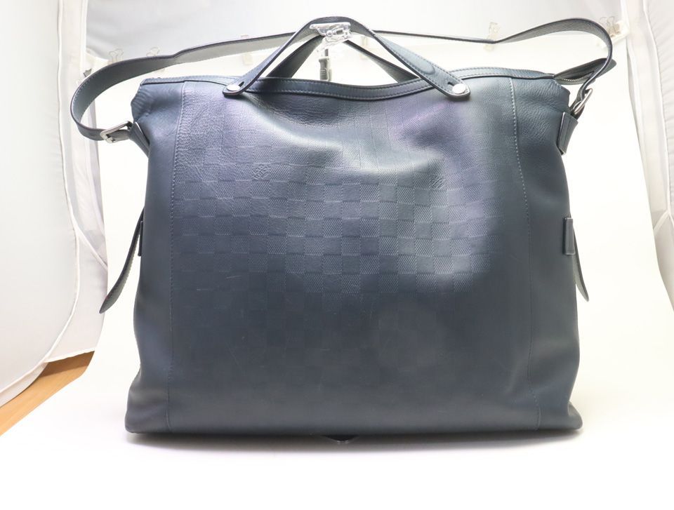 Louis Vuitton Damier Infini Leather Navy 2-Way Hand Tote Bag — view 2