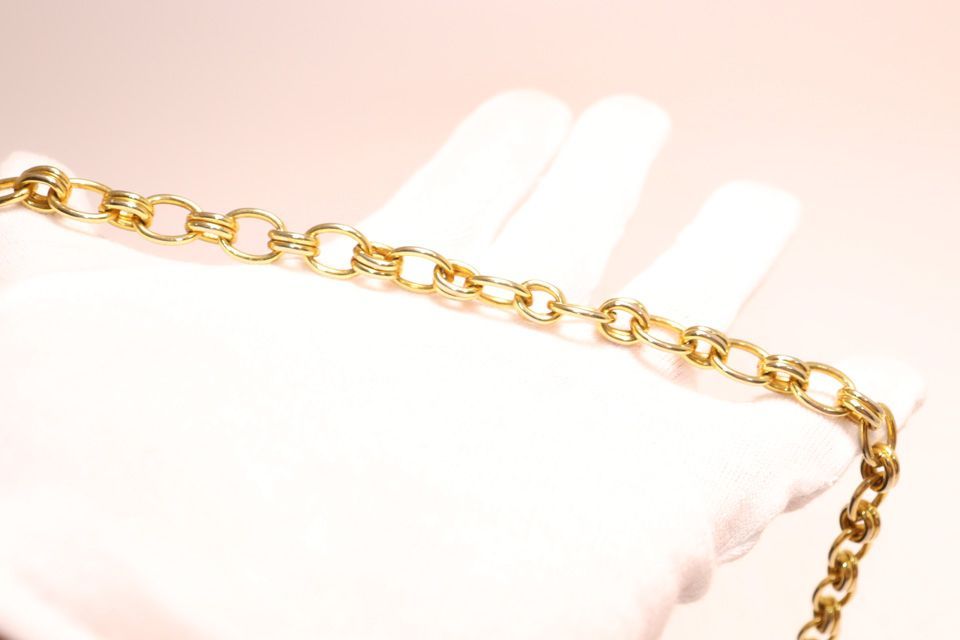 Chanel Leather Chain Shoulder Bag — view 6