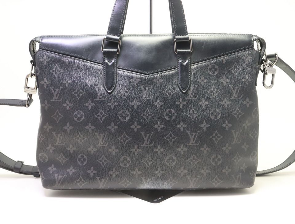 Louis Vuitton Monogram Eclipse Briefcase Explorer 2-Way Business — view 2